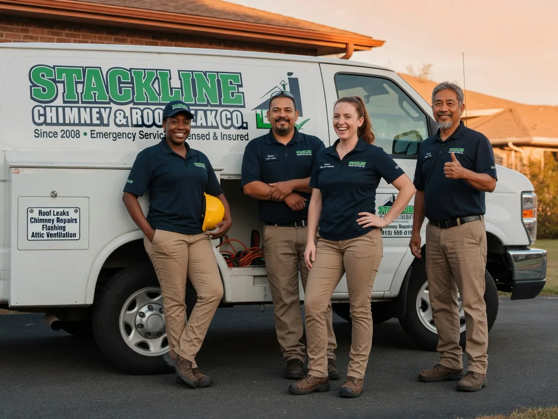 Chimney flashing repair company in Lomax, IL